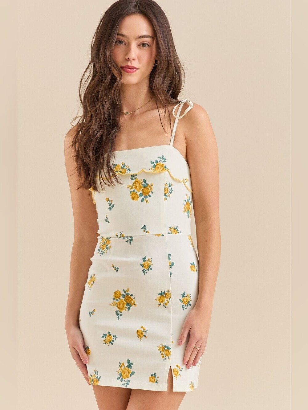 Altar'd State Alani Floral Mini Dress Small NWT
